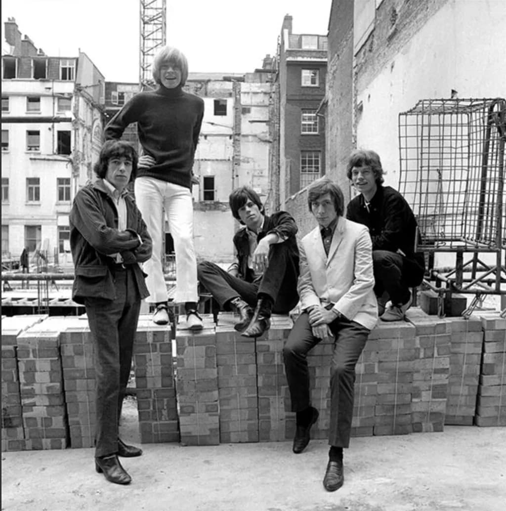 Timeless Echoes: The Rolling Stones in Urban Ruins