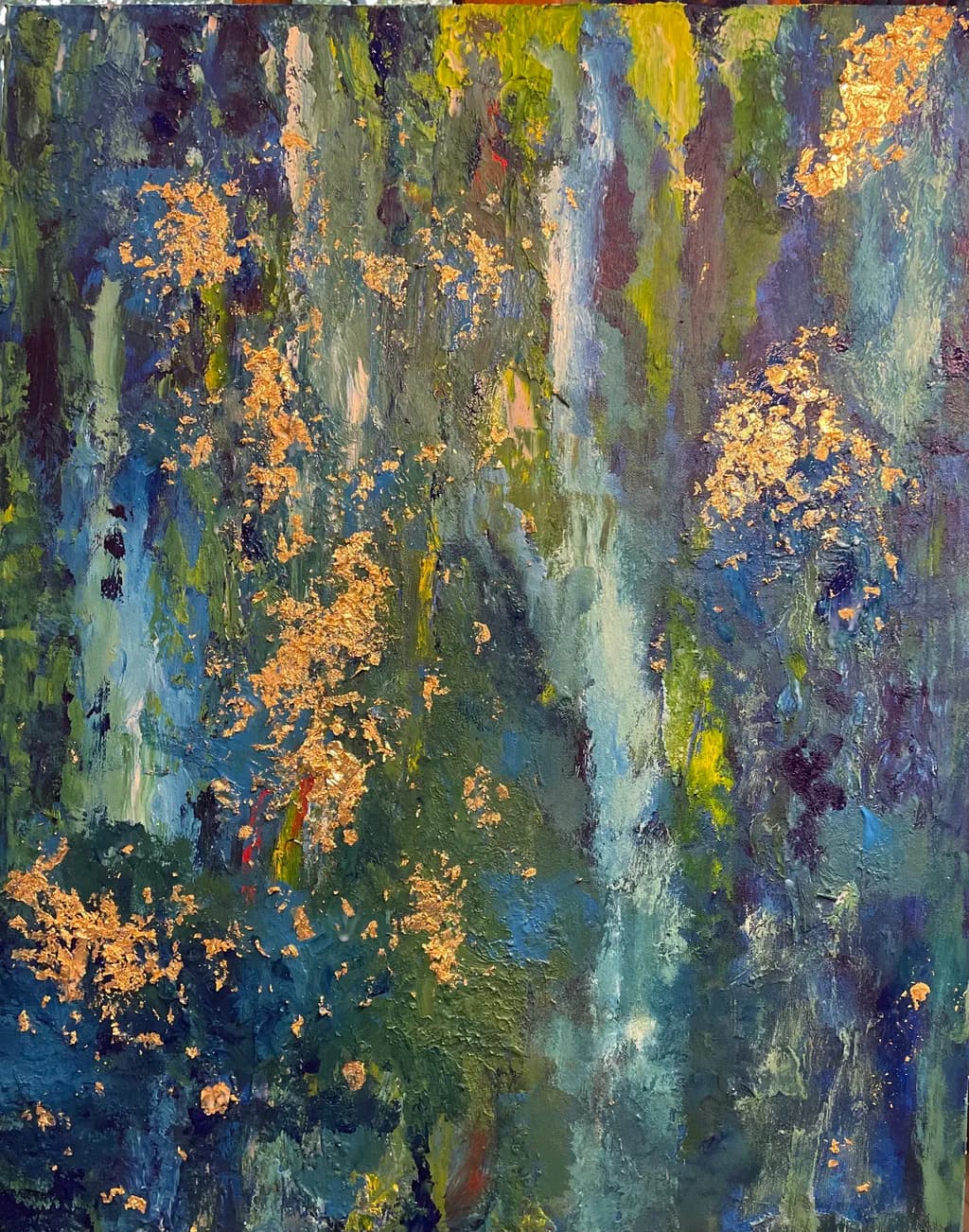 Whispers of Nature: A Symphony of Color and Texture in Abstract Form