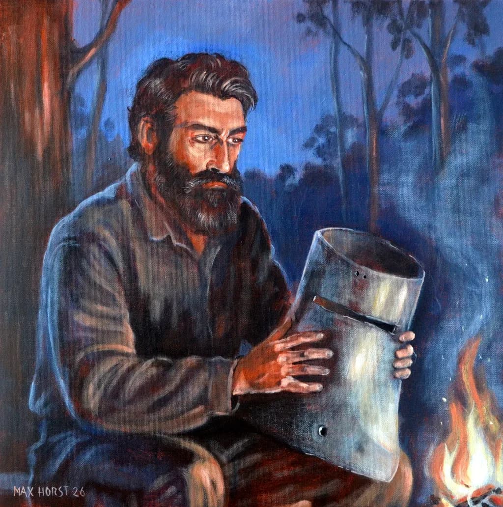 Contemplation by Firelight