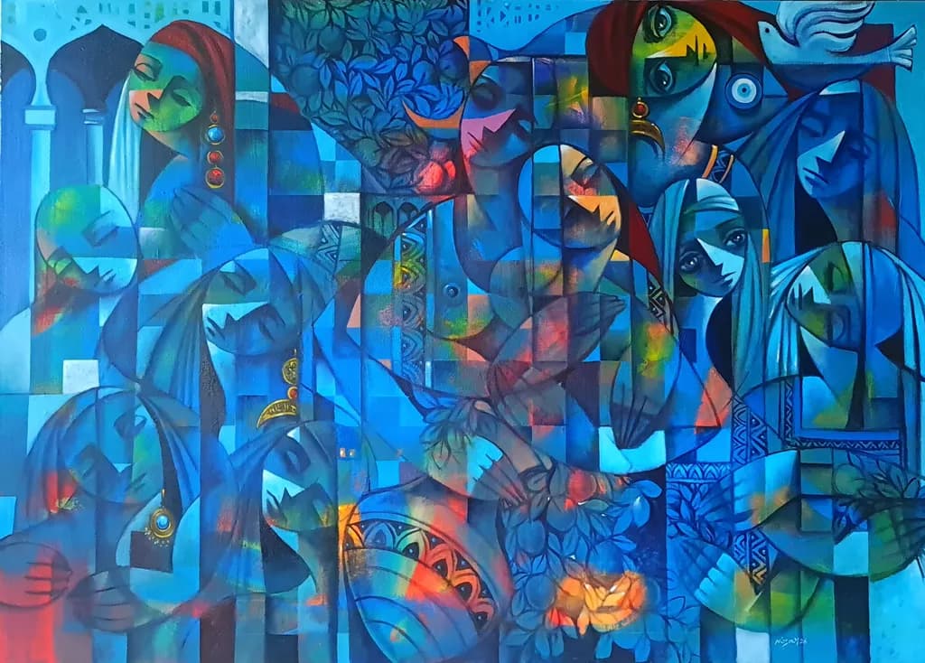Blue Mosaic Gathering