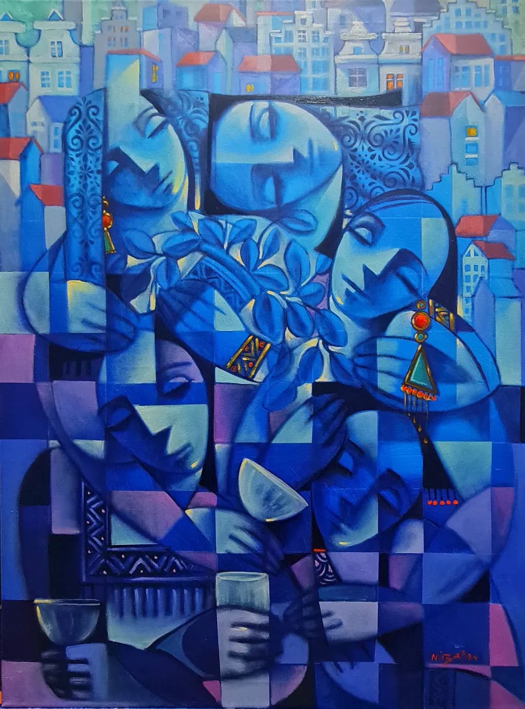 Whispers of Blue: A Celebration of Connection and Serenity in Urban Life