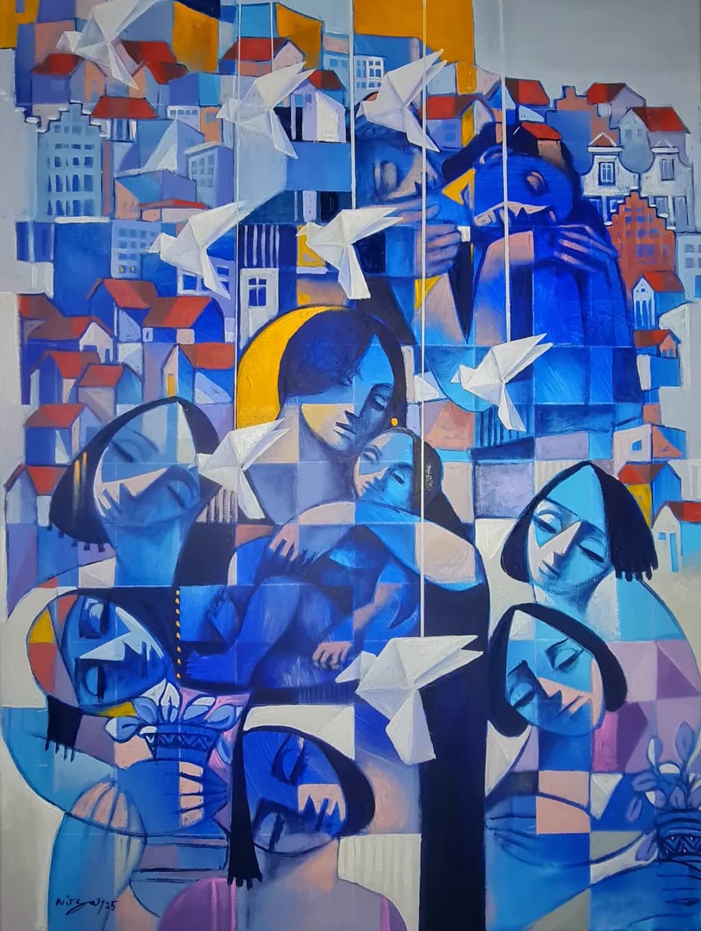 Whispers of Blue: A Tapestry of Dreams and Hope