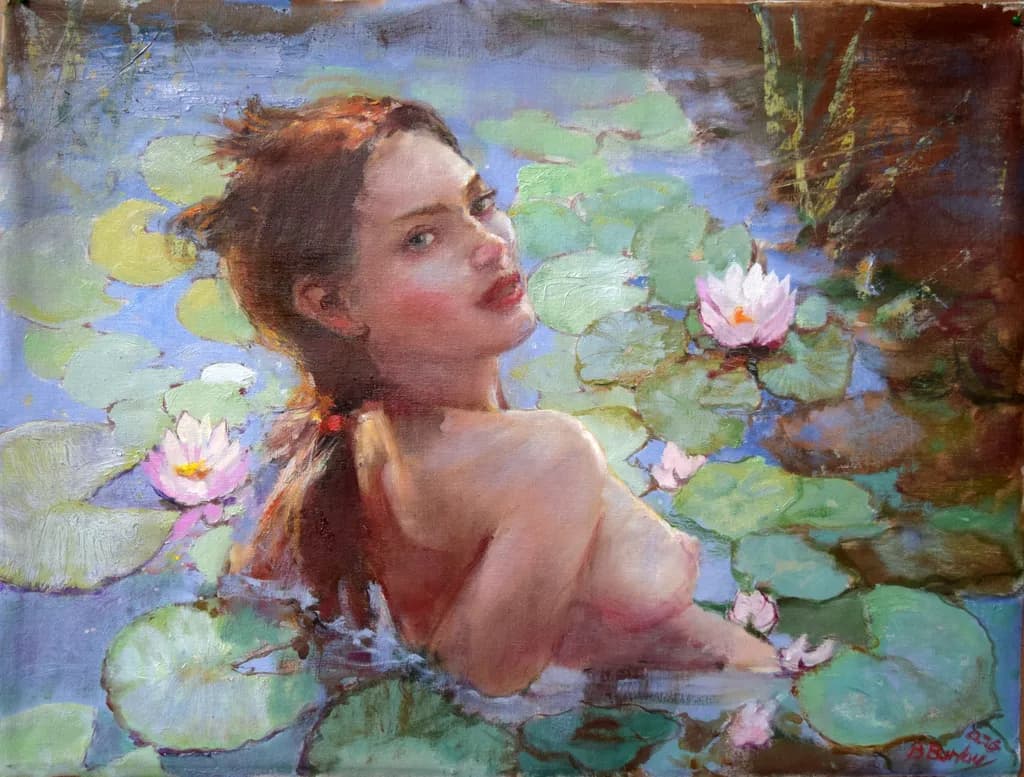 Lily Pond Reflection