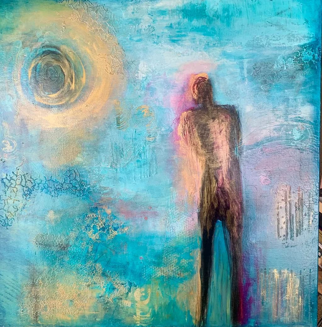 Whispers of Solitude: A Journey Through Color and Form