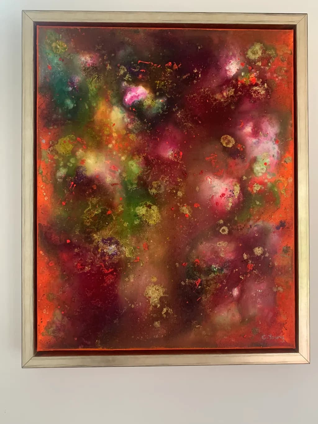 Vibrant Whispers of Color: An Abstract Journey Through Emotion and Light