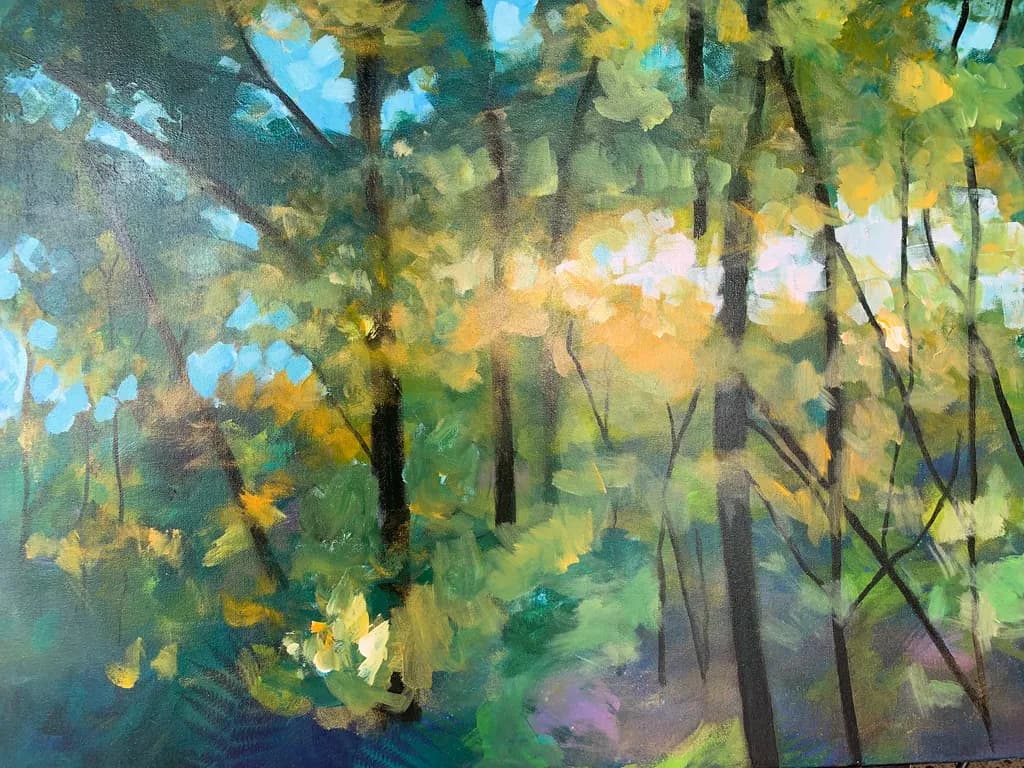 Whispers of Light: A Luminous Forest Escape