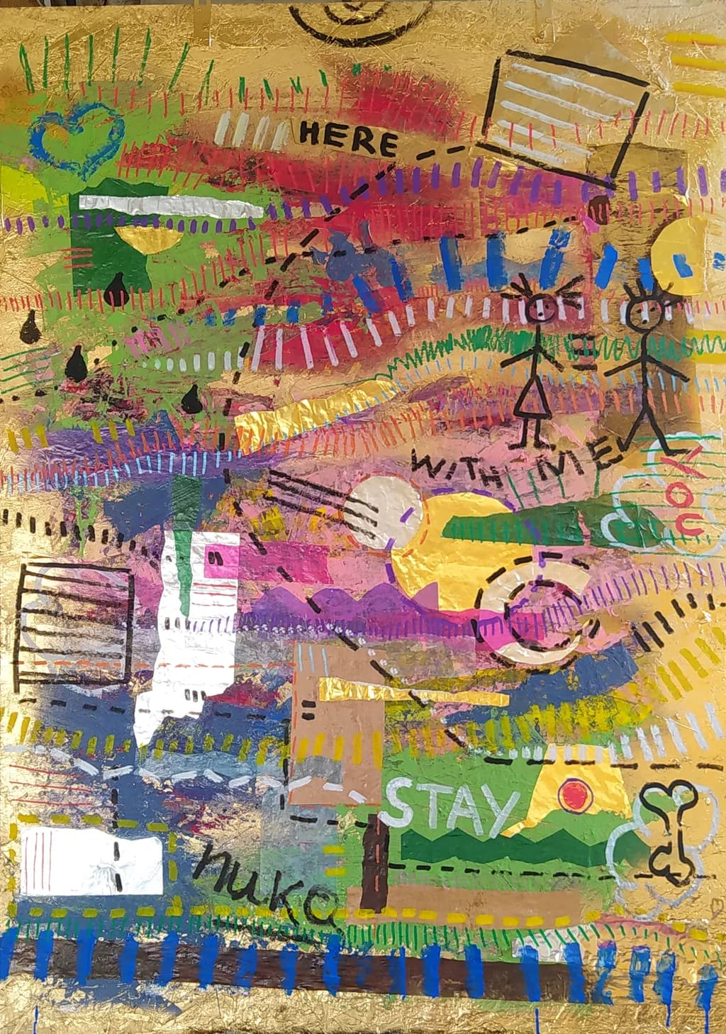 Vibrant Whispers: An Abstract Journey Through Color and Emotion
