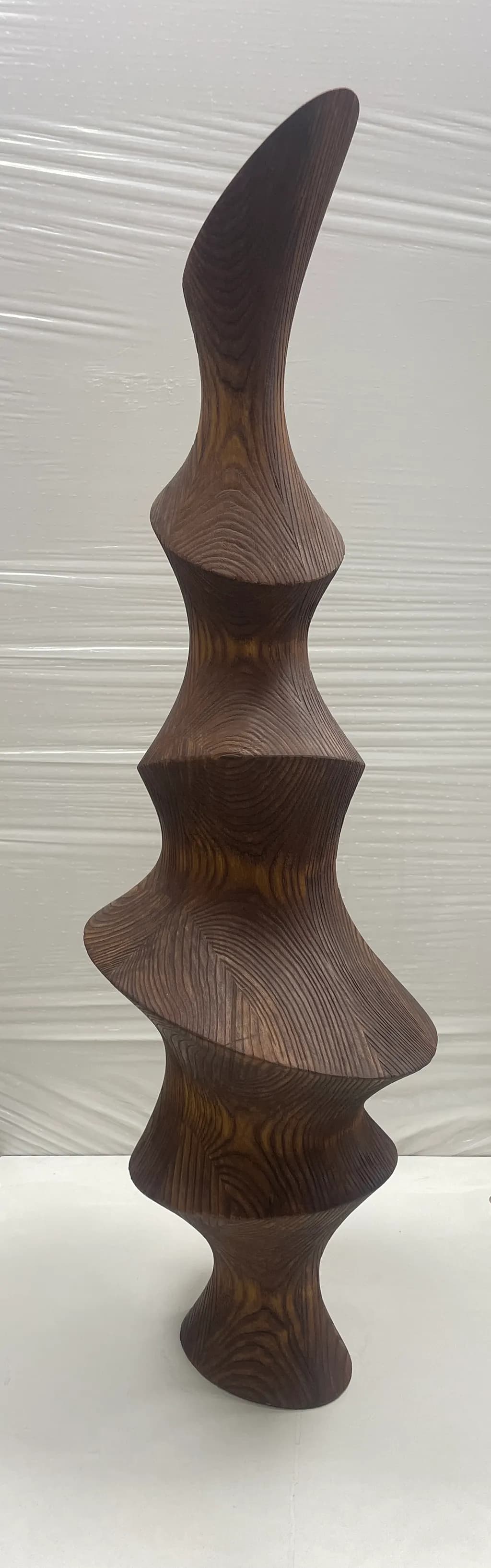 Whispers of Wood: An Abstract Sculpture of Modern Elegance
