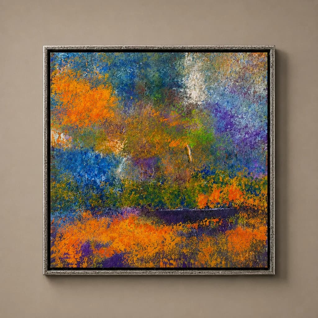 Abstrakt 8A Acrylic Canvas