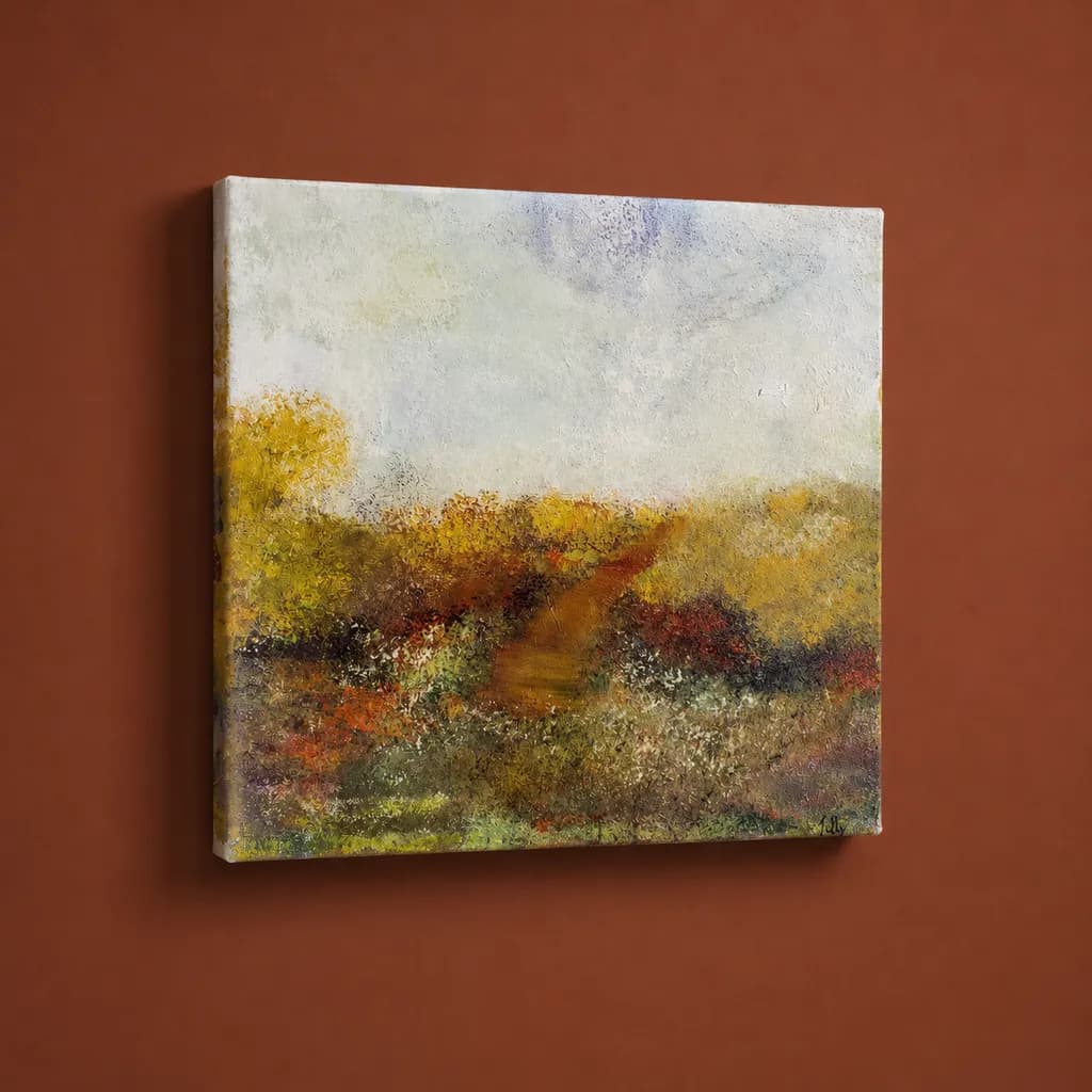 Abstract Landscape Canvas