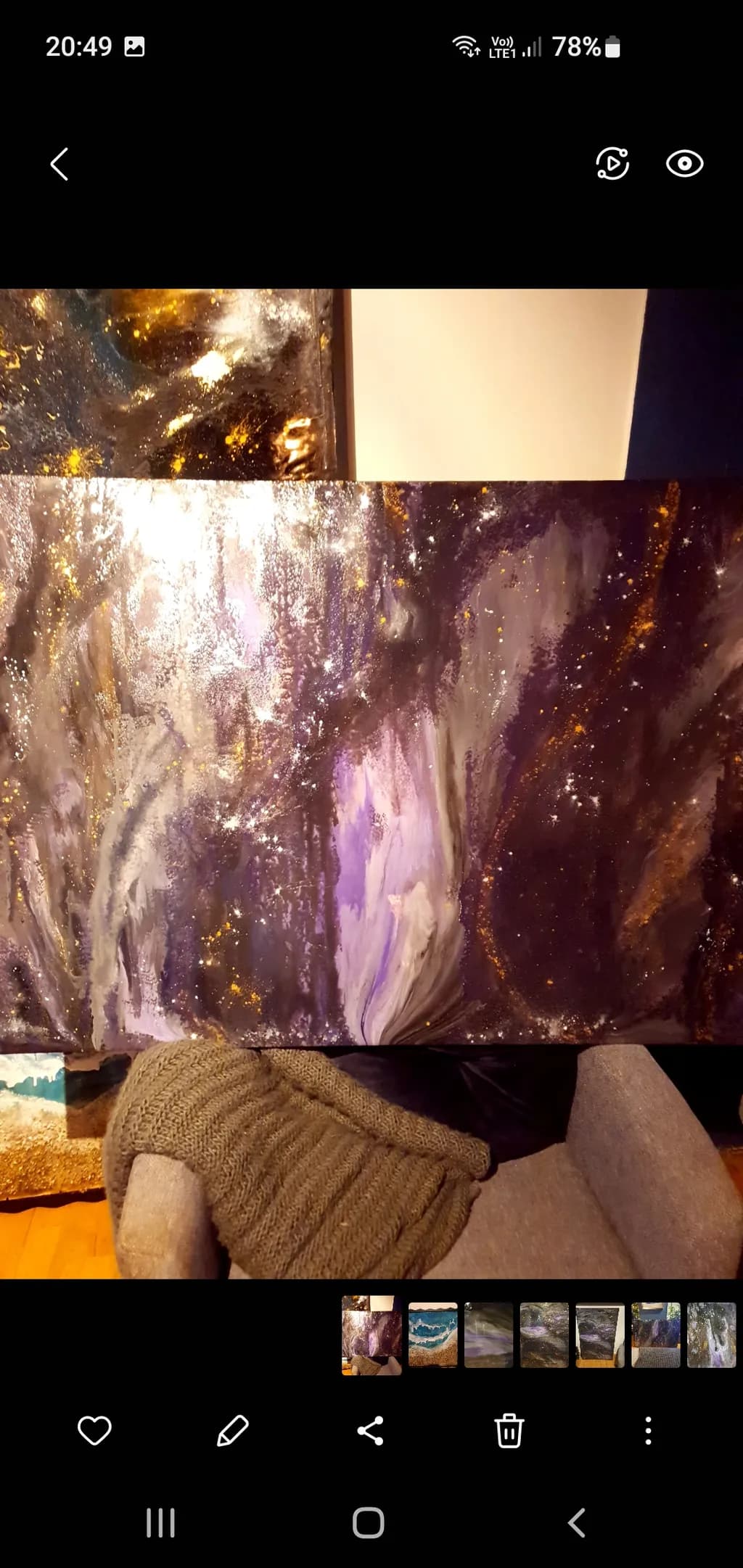 Celestial Whispers: A Vibrant Journey Through Cosmic Textures