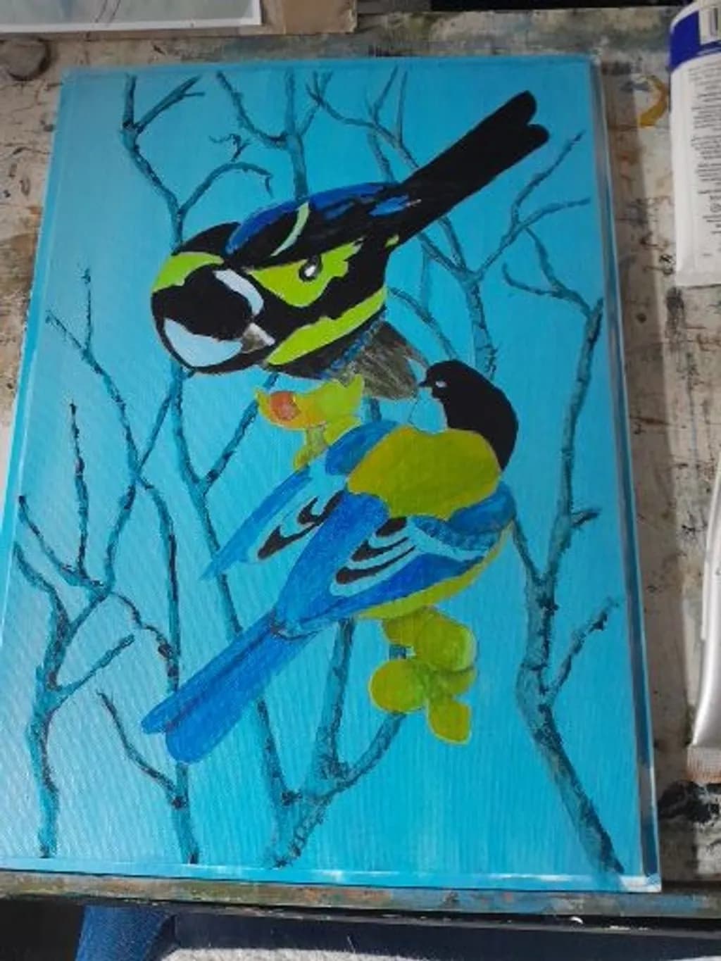 Blue Branch Birds