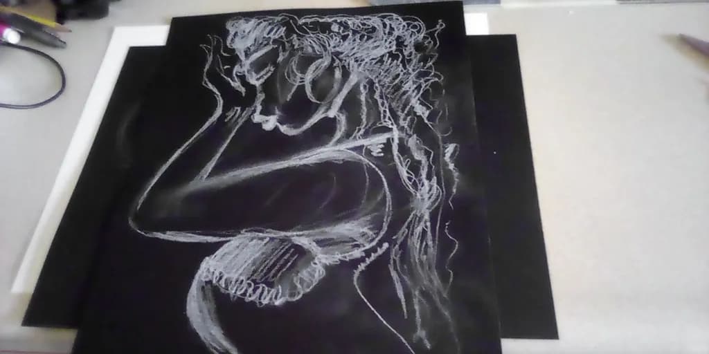 Whispers of Serenity: A Monochrome Embrace in Motion