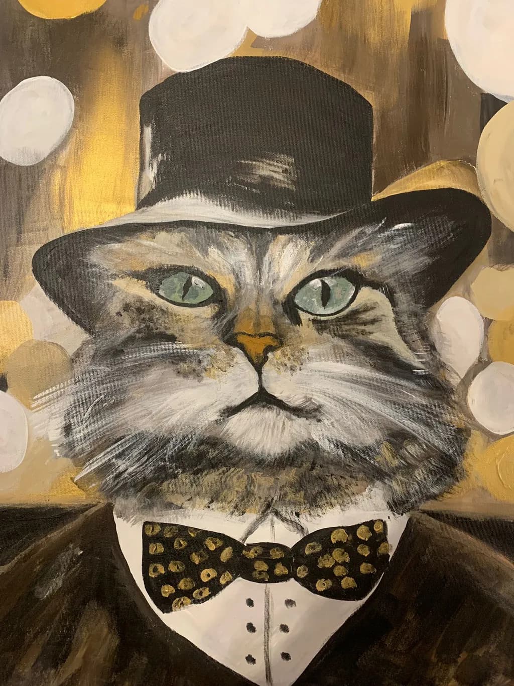 Dapper Feline: A Whimsical Portrait of Elegance and Charm