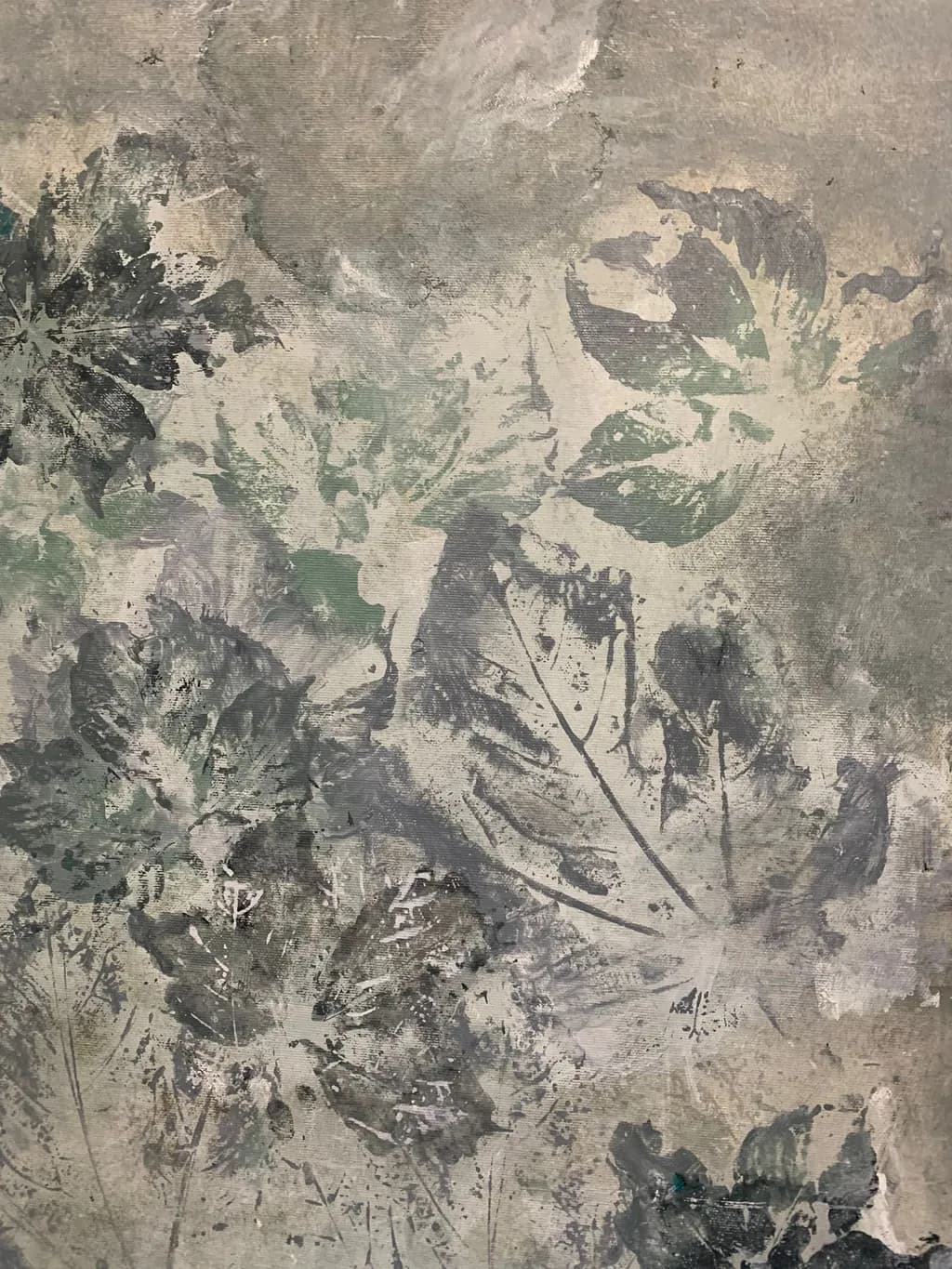 Whispers of Nature: A Subtle Dance of Leaves in Soft Hues