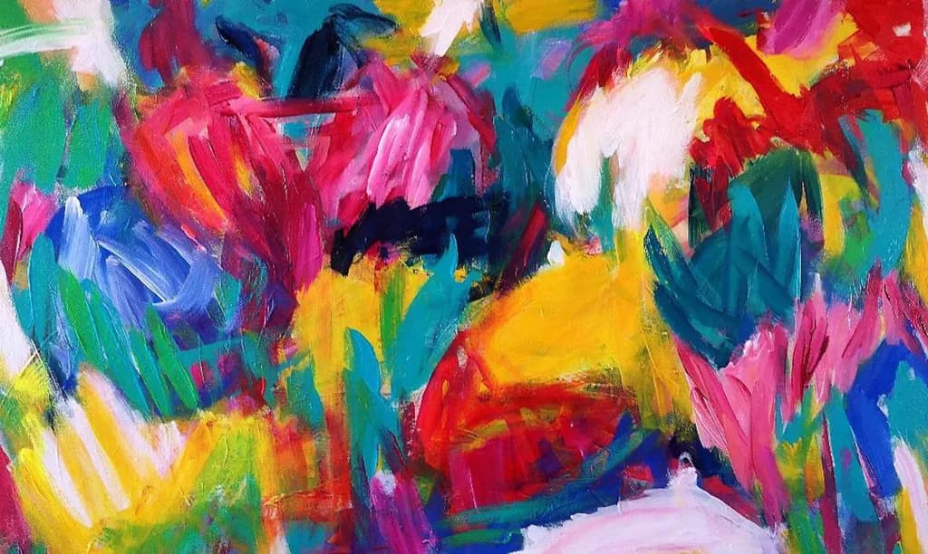 Springbreak I, acrylic on canvas