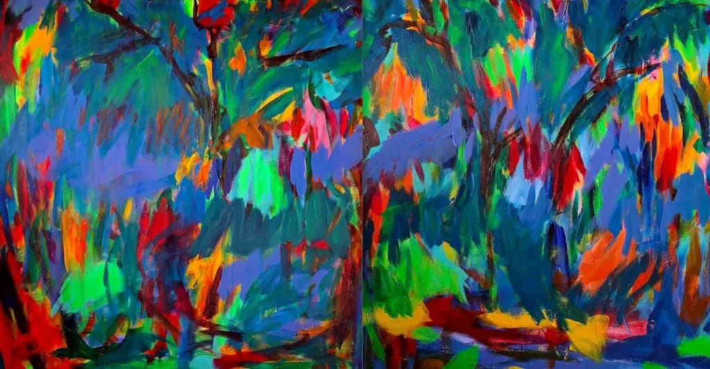 Vibrant Harmony: A Dance of Color and Nature
