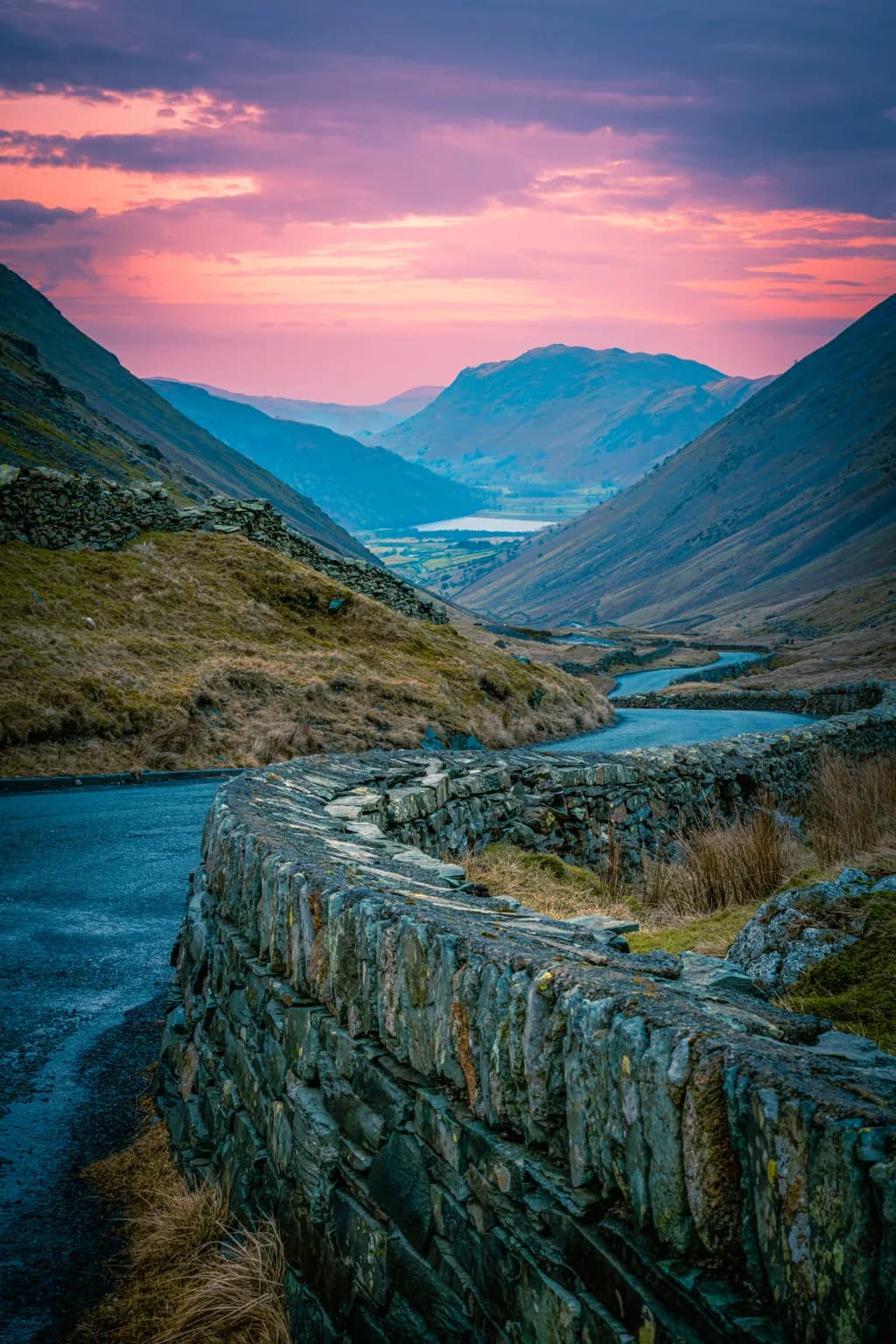 Twilight Whispers: A Serene Journey Through the Valley Road