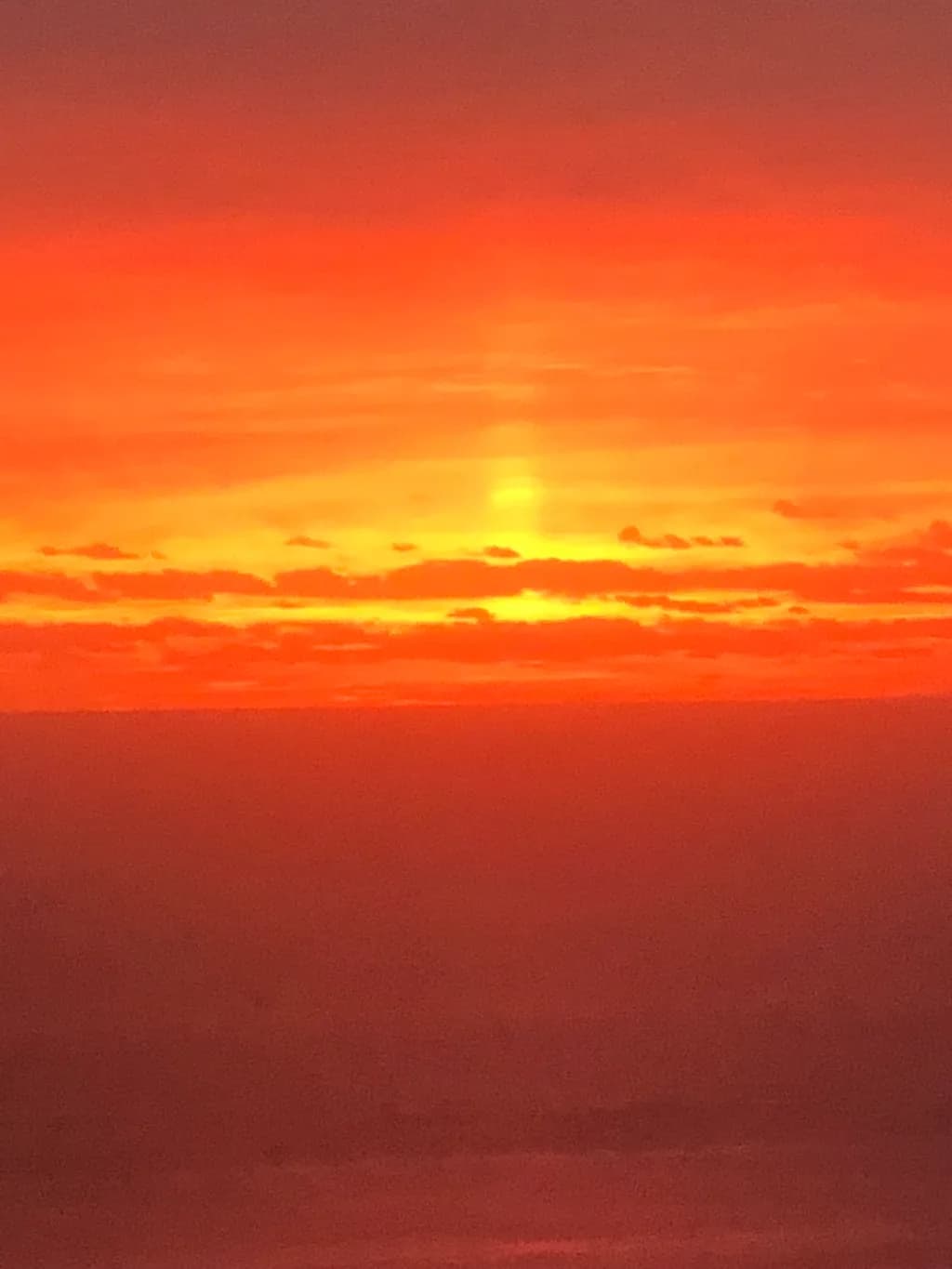 Orange Sunset Horizon