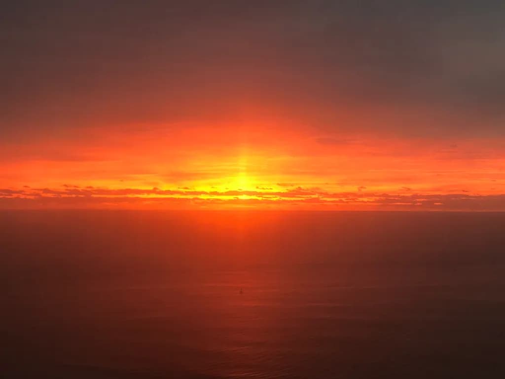 Ocean Sunset Glow