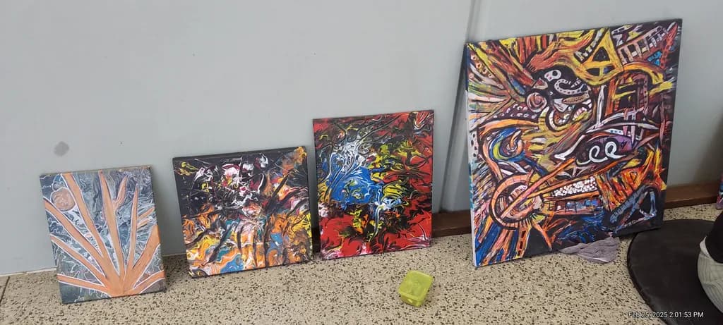 Vibrant Expressions: A Journey Through Abstract Colors on Canvas