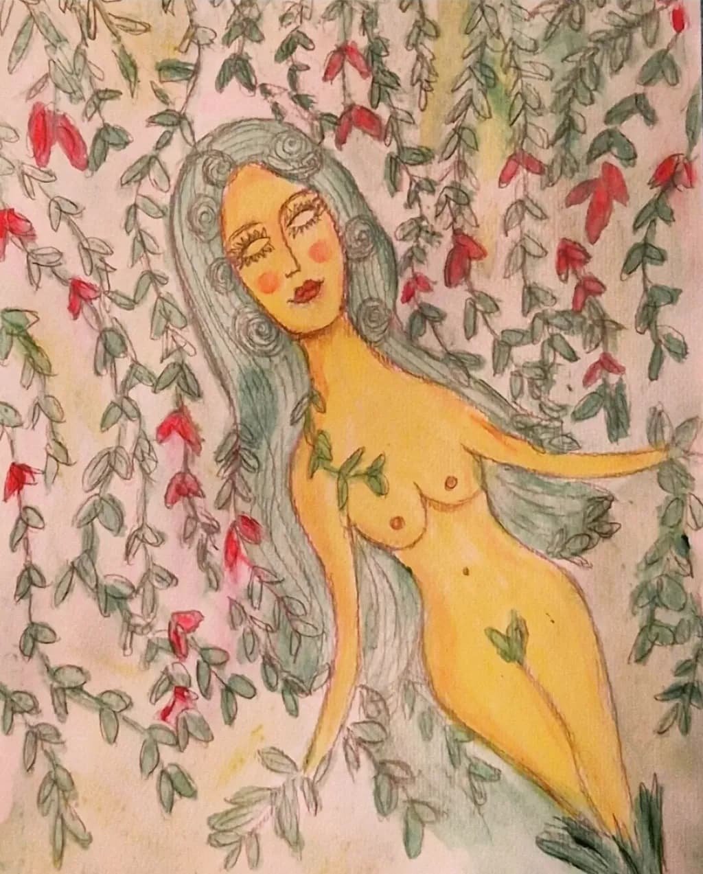 Whispers of Nature: A Serene Embrace in Floral Harmony