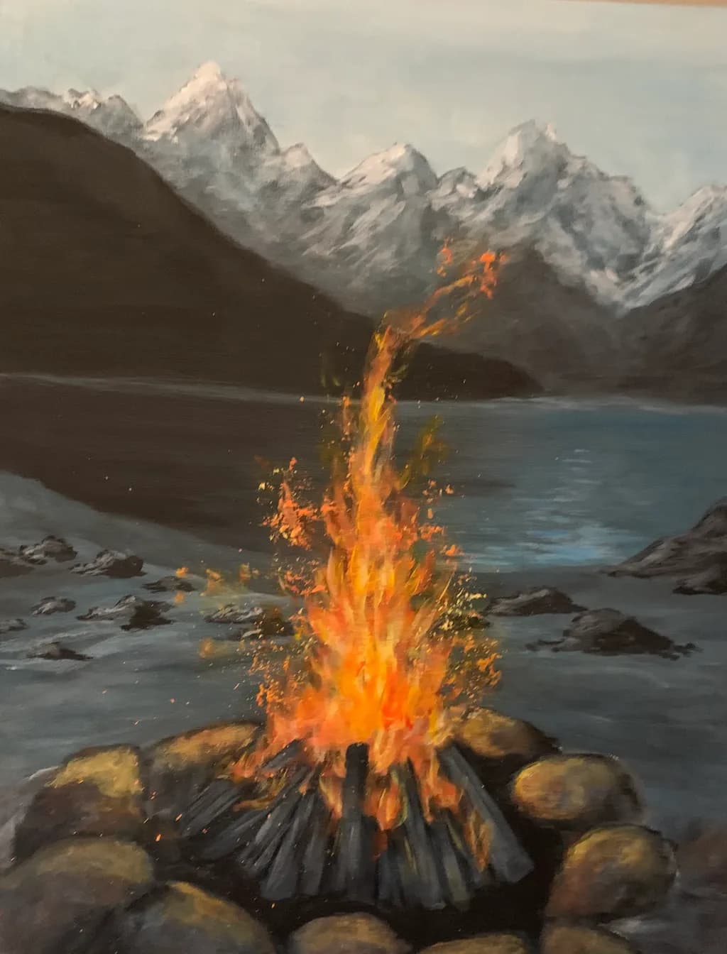Embers of Hope: A Soulful Reflection by the Fireside