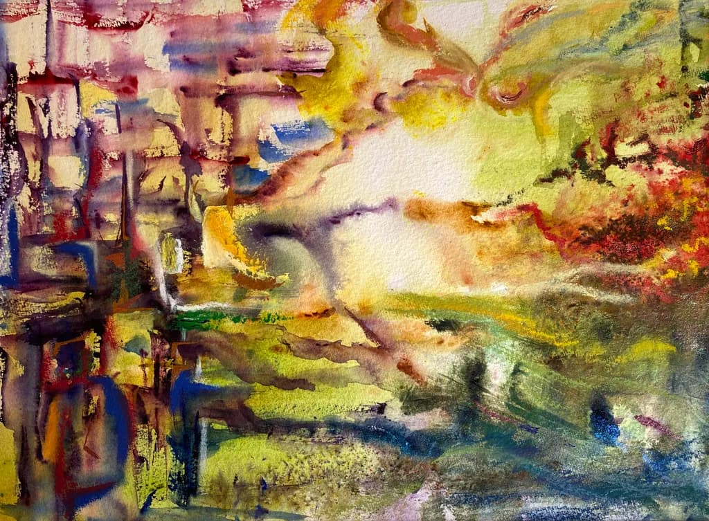 Whispers of Color: A Journey Through Abstract Landscapes