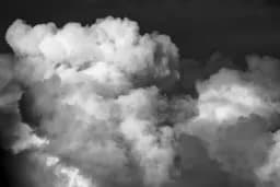 The Dance of Light and Shadow in Stormy Clouds