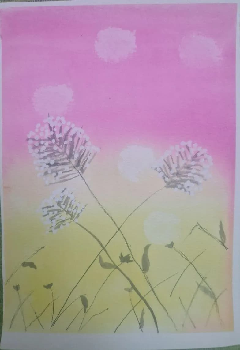 Whispers of Spring: A Serene Floral Dance in Pastel Hues