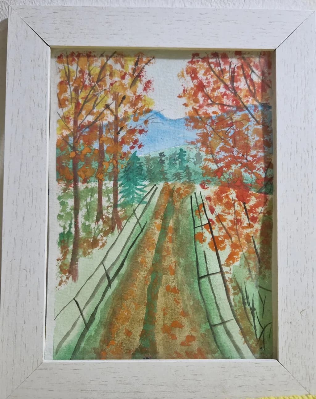 Autumn's Embrace: A Serene Path Through Vibrant Foliage