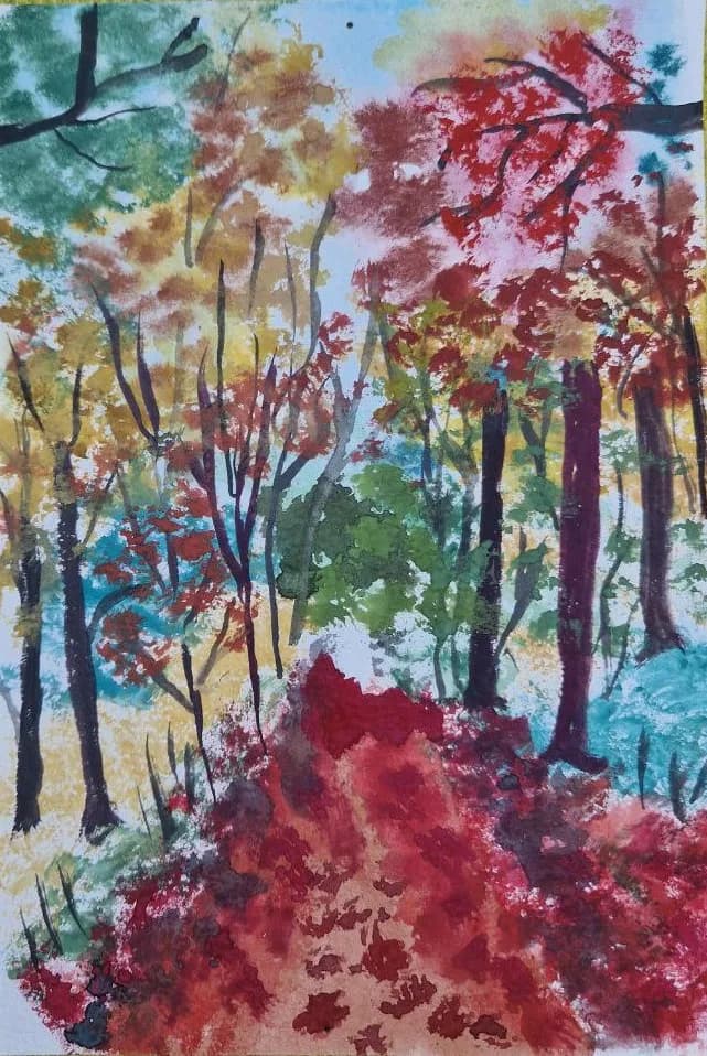 Whispers of Autumn: A Vibrant Journey Through Colorful Forest Trails