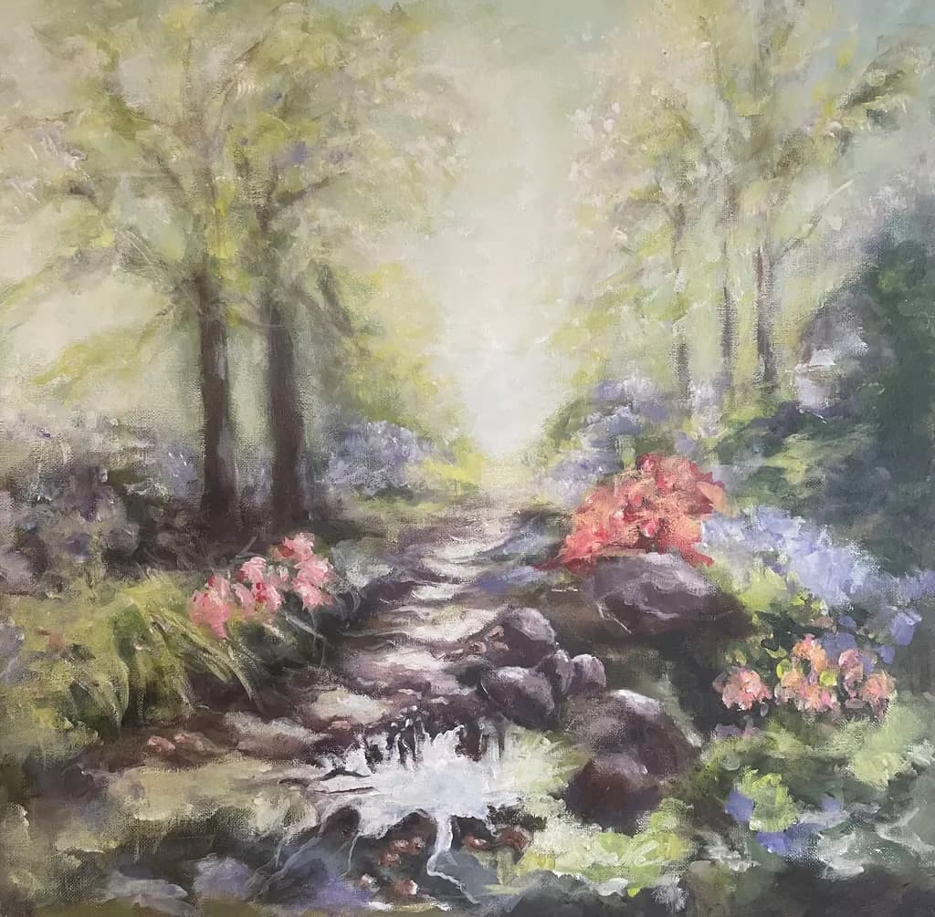 Magic Forest painted by Lily Ruizendaal