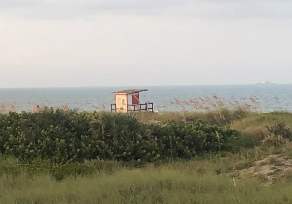 Serenity by the Shore: A Coastal Lifeguard's Watchful Eye
