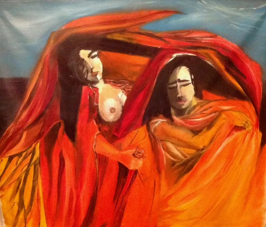 Embrace of Colors: A Journey Through Emotion and Identity