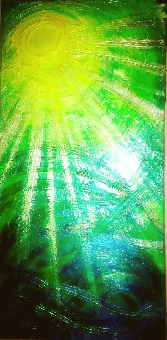 Radiant Harmony: A Dance of Light and Color in Nature's Embrace