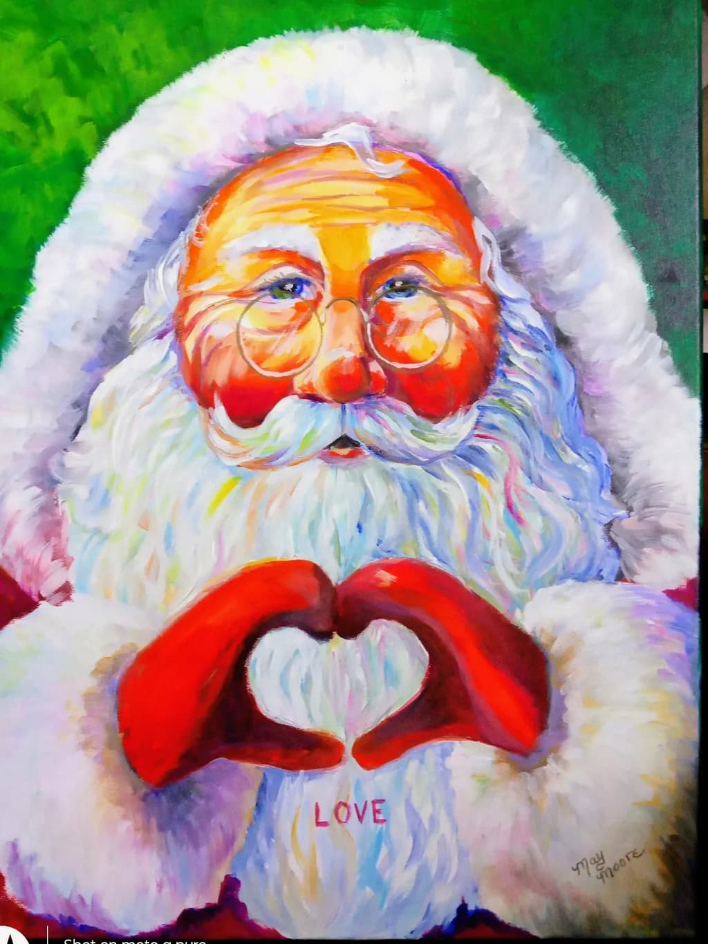 Whimsical Santa: A Heartfelt Embrace of Love and Joy