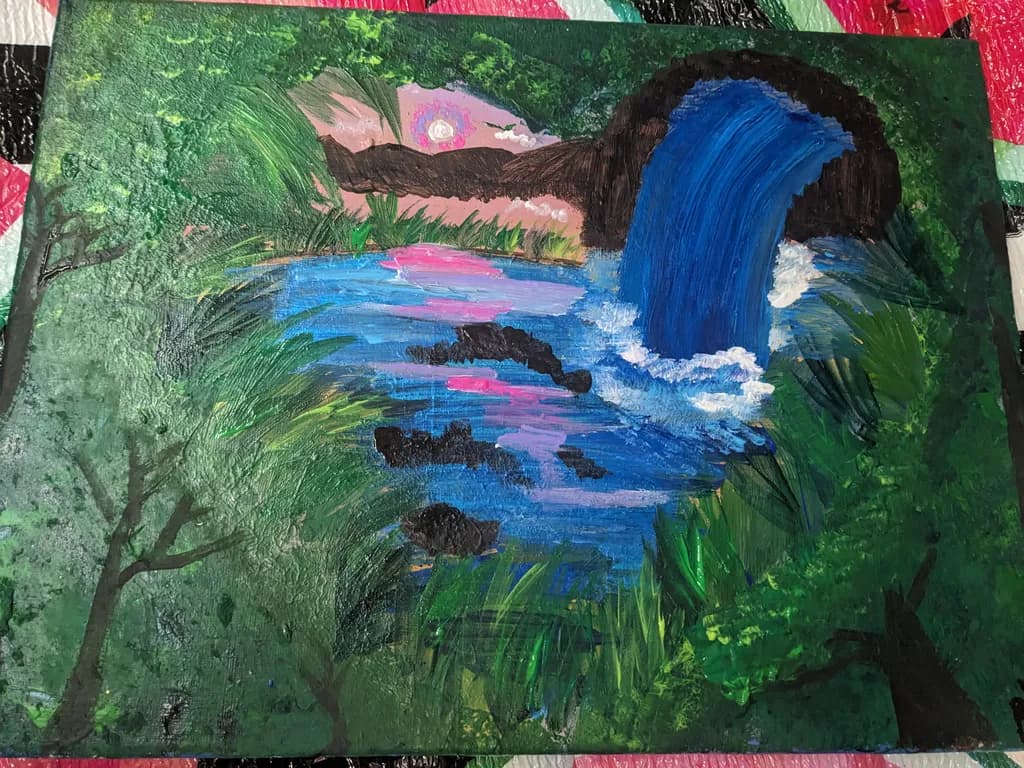 Whispers of the Waterfall: A Vibrant Journey Through Nature's Serenity