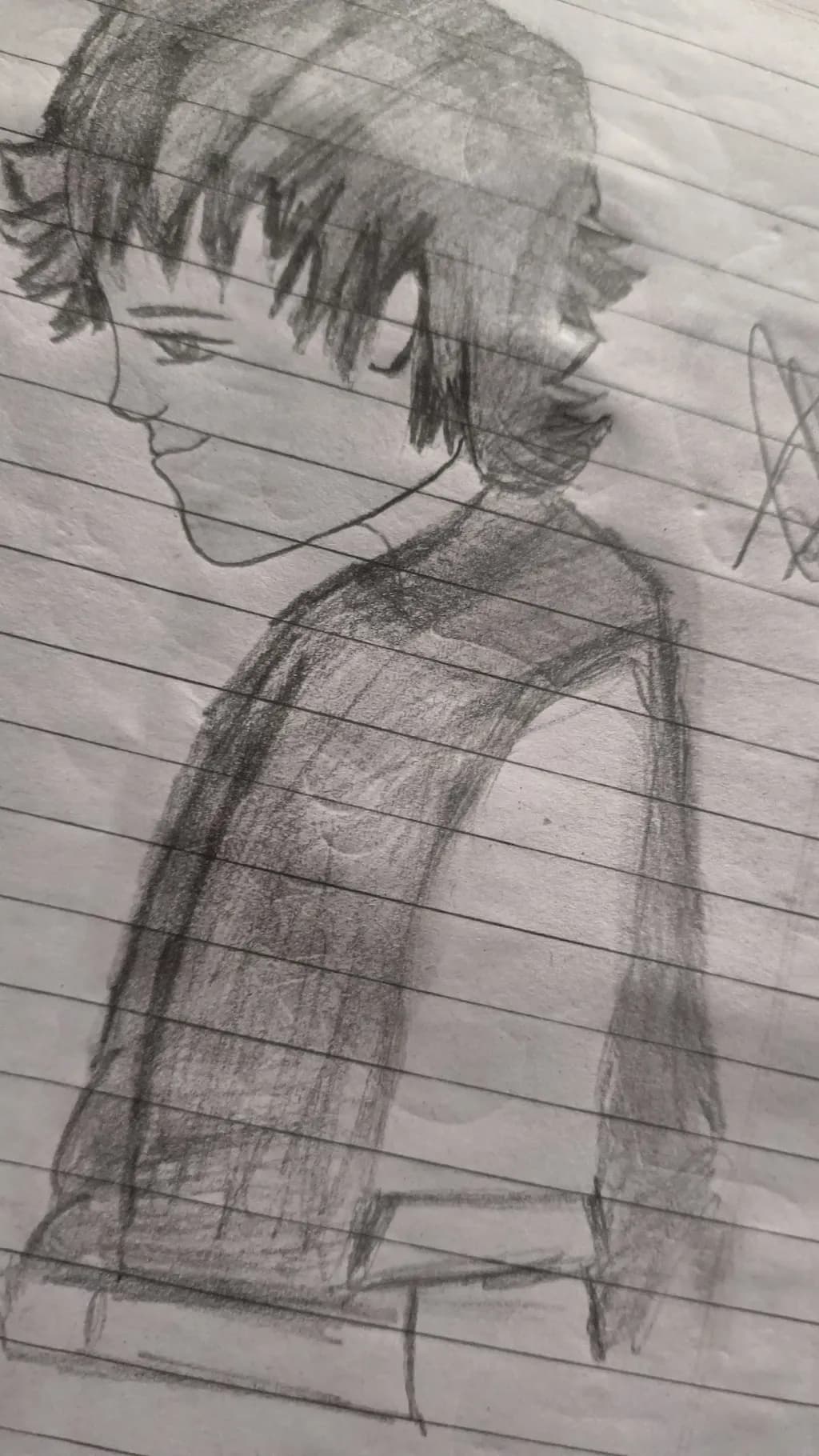 Whispers of Monochrome: A Profile Sketch of Expression and Emotion