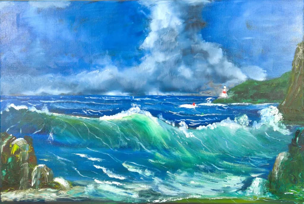 Whispers of the Ocean: A Dance of Waves and Light