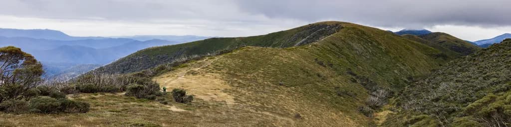 Cloudy Peaks For Mount Feathertop Hikers
