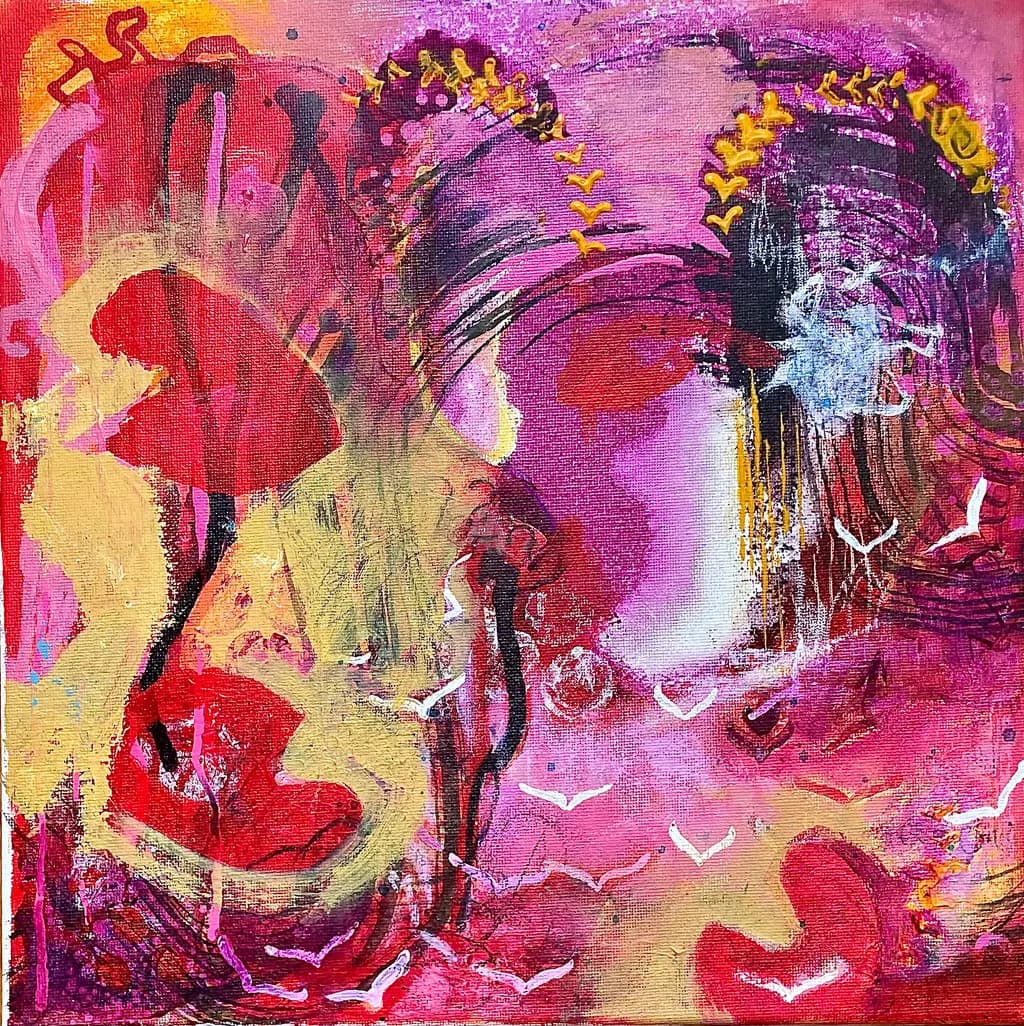 Vibrant Whispers: A Dance of Color and Emotion