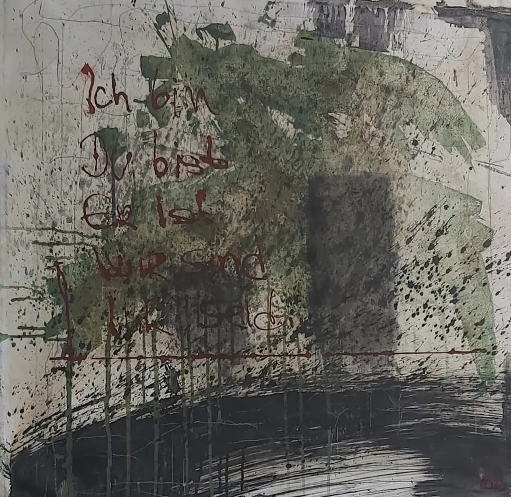 Whispers of Green: An Emotional Journey Through Abstract Expressionism