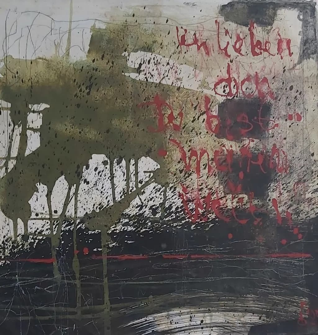 Whispers of Emotion: An Abstract Journey Through Texture and Graffiti