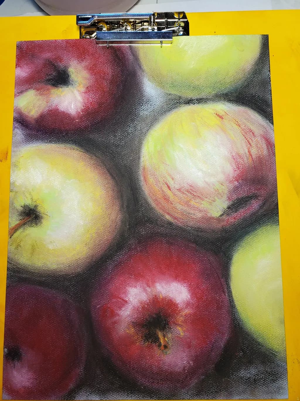 Vibrant Harmony: A Still-Life Celebration of Colorful Apples