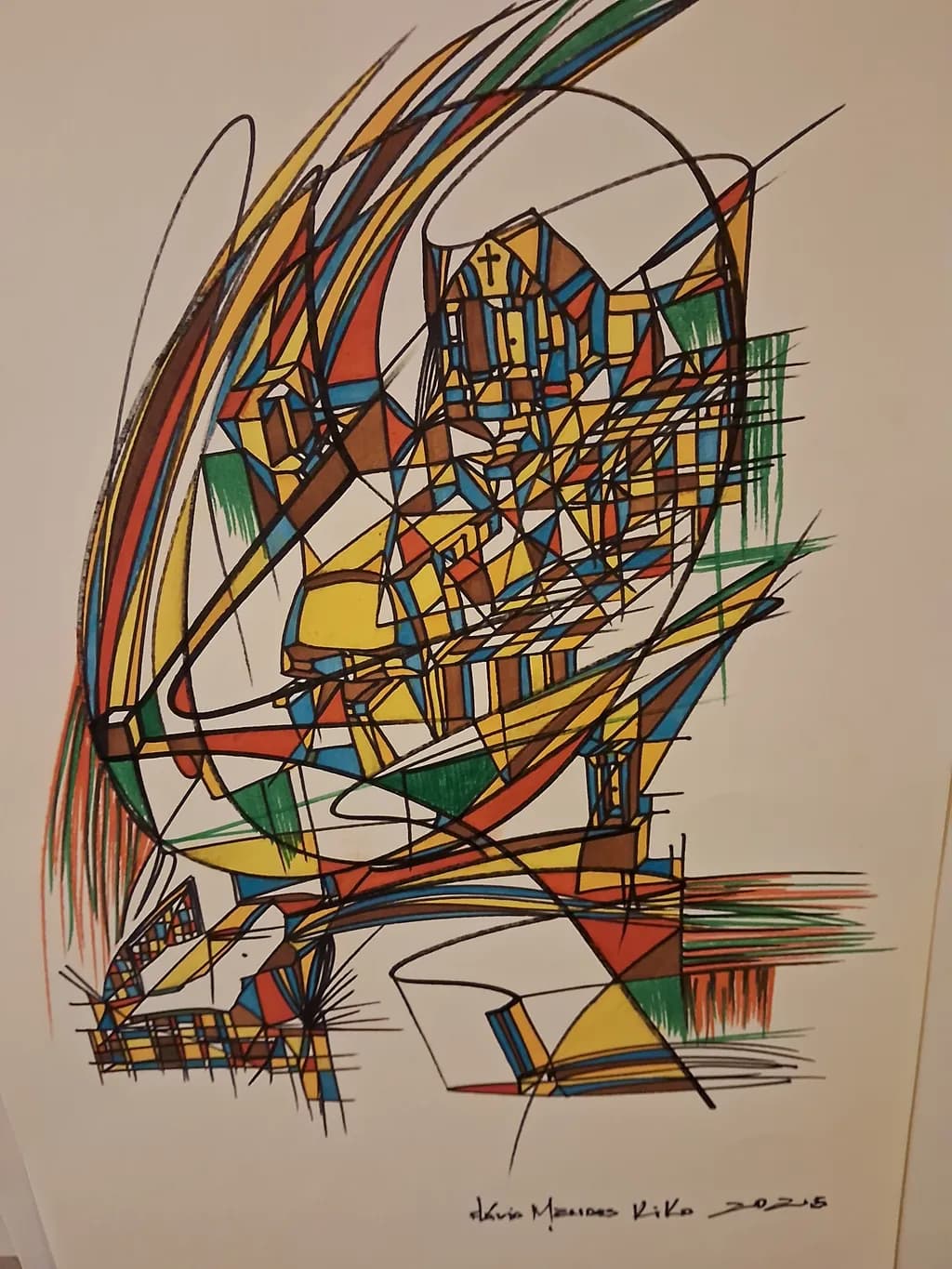 Vibrant Urban Harmony: A Colorful Journey Through Abstract Architecture