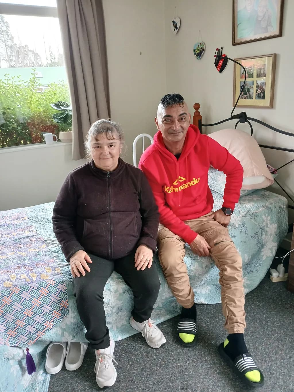 Embracing Companionship: A Heartwarming Moment of Friendship at Home