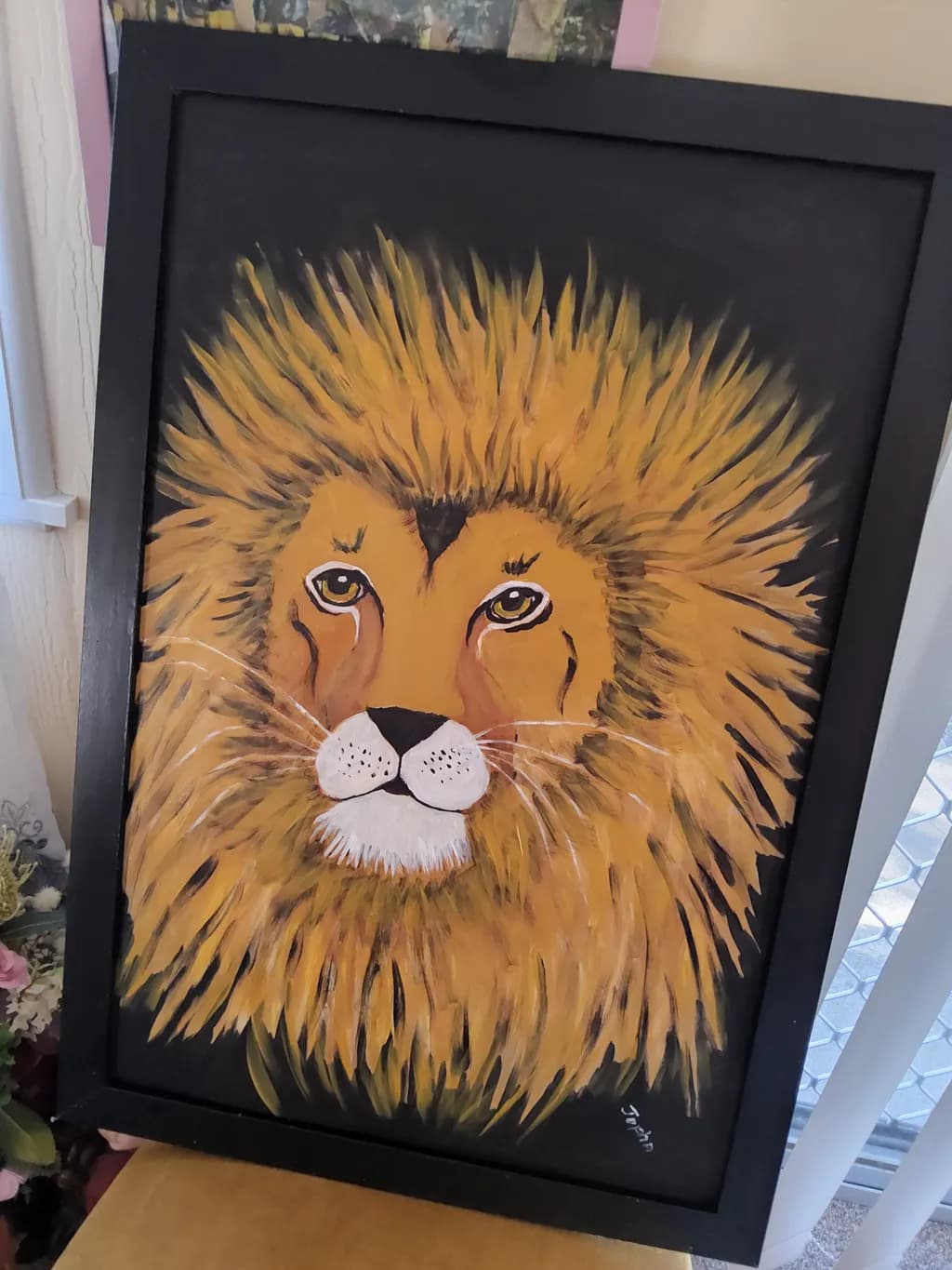 Majestic Roar: A Vibrant Lion Portrait Capturing the Spirit of the Wild