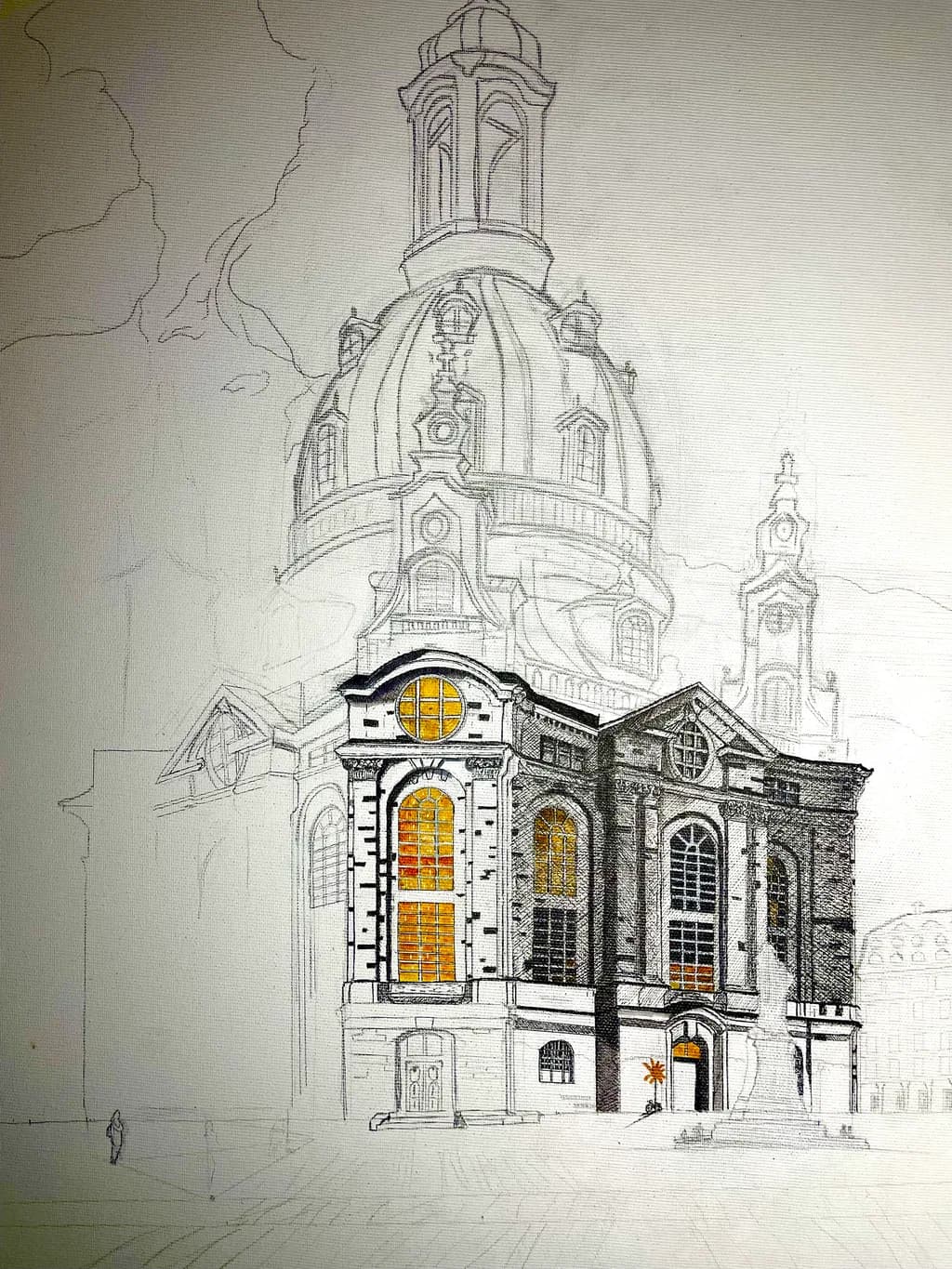 Illuminated Facade