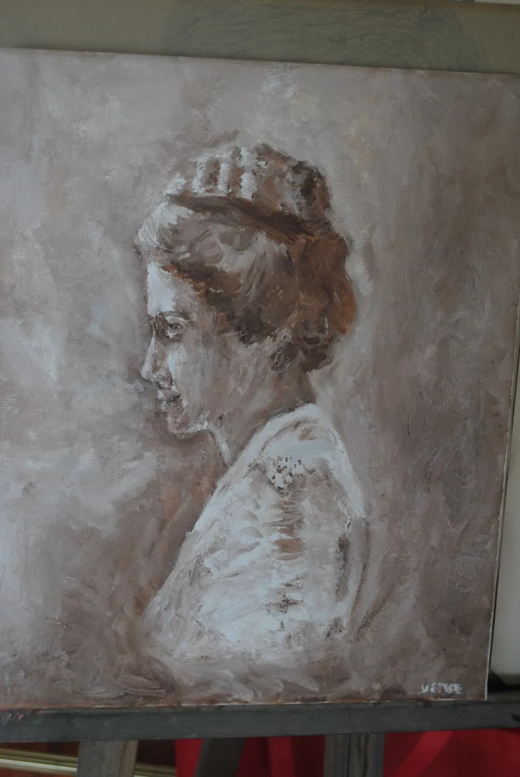 Whispers of Elegance: A Timeless Portrait in Earthy Tones